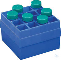 Aufbewahrungsbox für 16 x 50 ml Tubes, blau, 2 Stück Aufbewahrungsbox in...