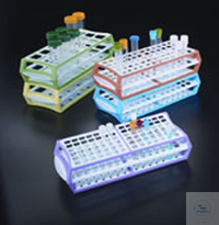 MultiRack 18 Position Mikrozentrifugen Tube Rack für 30mm Tubes, lila Autoclavab