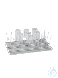 E965 Insert 1/2 mit Haltestäben, Insert for the optimum loading of beakers...