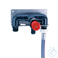 E313 Wandarmatur, Wall fitting for the manual production of demineralised...