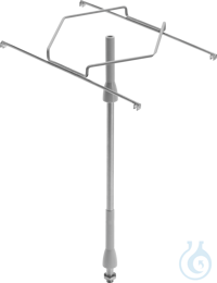 A848 Injektordüse, Injector nozzle with support, for cleaning measuring...