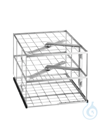 A505 Trolley, Mobile unit with 3 levels for cleaning laboratory glassware and...