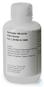 Bottle of electrolyte 9184 Bottle of electrolyte 9184