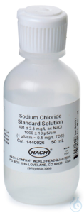 Sodium Chloride Standard Solution, 491 mg/L, 50 mL Sodium Chloride Standard...