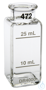 Sample cell: 1" square glass 10mL & 25mL Sample cell: 1" square glass 10mL &...