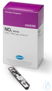 CHEMKEYS nitrite 25 pcs range: 0,05 bis 0,6 mg/L NO2 CHEMKEYS nitrite 25 pcs...