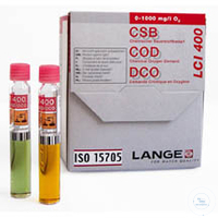 COD cuvette test - ISO 15705 measuring range 0-1000 mg/l COD cuvette test -...