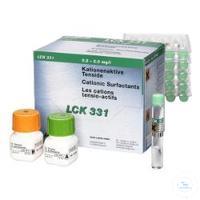 Cationic surfactants, cuvette test measuring range 0.2-2.0 mg/l Cationic...