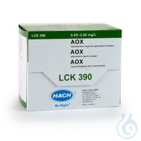 ** AOX cuvette test measuring range 0.05-3.0 mg/l AOX * ** AOX cuvette test...