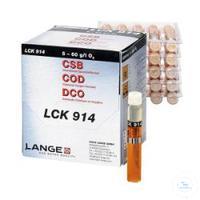 COD cuvette test measuring range 5-60 g/l COD cuvette test measuring range...