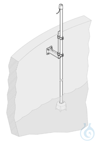 Pole mounting hardware Sonatax 24cm bracket, SS pole 2m Pole mounting...
