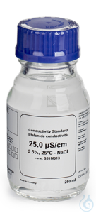 NaCl 25 Conductivity Standard, 250 ml, 25.0 µS/cm at 25° NaCl 25 Conductivity...