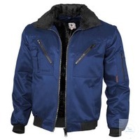 Pilotenjacke 1-farbig 100016 marine Größe S