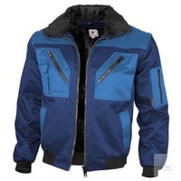 Pilotenjacke 2-farbig 100040 marine-royal Größe S