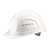 Schutzhelm EuroGuard 6-Punkt weiß Modernes 5-Rippen-Design, gerade Helmform,...