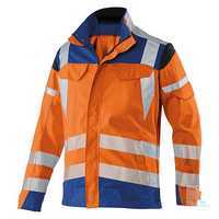 KÜBLER REFLECTIQ Jacke 1207-8340-3746 warnorange-kornblumenblau Größe 102...