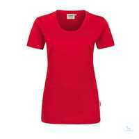 Women-T-Shirt Classic 127-02 rot Größe XS Klassisches T-Shirt für Damen mit...