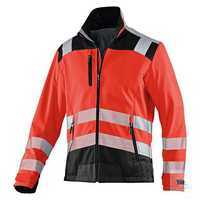 KÜBLER REFLECTIQ Jacke 1507-8427-5499 warnrot-schwarz Größe XS