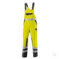 Hi-Vis COMFORT Latzhose 2111845-8653 warngelb-dunkelgrau Länge N Größe 44...