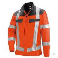 Hi-Vis COMFORT Arbeitsjacke 2012845-8553 warnorange-dunkelgrau N Größe 44/46...