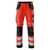 KÜBLER REFLECTIQ Hose 2207-8341-5499 warnrot-schwarz Größe 102...