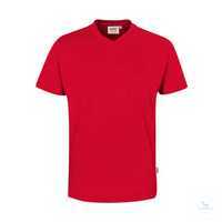 V-Shirt Classic 226-02 rot Größe XS Klassisches T-Shirt mit V-Ausschnitt,...