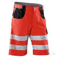 KÜBLER REFLECTIQ Shorts 2307-8341-5499 warnrot-schwarz Größe 42