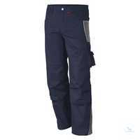 Bundhose 61938TC6 marine-grau Größe 102 Bund mit 6 Gürtelschlaufen. Gummizug...