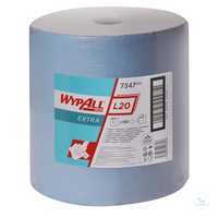 WYPALL* L20 Extra Wischtücher 7347 Großrolle mit 1.000 Tüchern B 33 x L 38 cm...