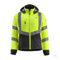 Softshelljacke Blackpool 15502-246-1709 hi-vis gelb-schwarz Größe S