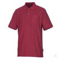 Polo-Shirt Borneo 00783260-02 rot Größe XS Rippenbündchen am Kragen und an...