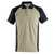 Polo-Shirt Bottrop 50569961-5509 hellkhaki-schwarz Größe XS Zweifarbig....