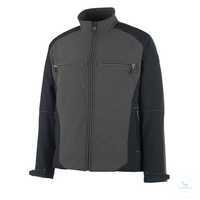 Softshell Jacke Dresden 12002149-1809 dunkelanthrazit-schwarz Größe XS