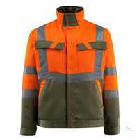 Arbeitsjacke Forster 15909-948-1433 hi-vis orange-moosgrün Größe S...