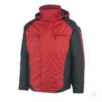 Pilotjacke Frankfurt 12035211-0209 rot-schwarz Größe XS Atmungsaktiv, wind-...