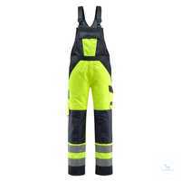 Arbeits-Latzhose Gosford 15969-948-17010 hi-vis gelb-schwarzblau Größe 44...