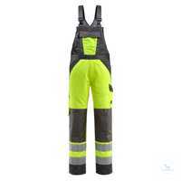 Arbeits-Latzhose Gosford 15969-948-1718 hi-vis gelb-dunkelanthrazit Größe 44