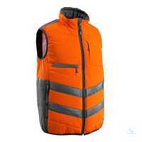 Thermoweste Grimsby 15565-249-1418 hi-vis orange-dunkelanthrazit Größe S