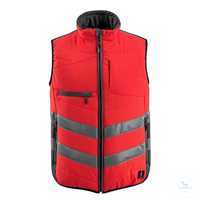 Thermoweste Grimsby 15565-249-22218 hi-vis rot-dunkelanthrazit Größe S...