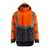 Arbeits-Jacke Harlow 15501-231-14010 hi-vis orange-schwarzblau Größe S...