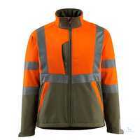 Softshelljacke Kiama 15902-253-1433 hi-vis orange-moosgrün Größe S