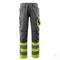 Hose Leeds 15679-860-1817 dunkelanthrazit-hi-vis gelb Größe 44...