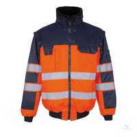 Pilotjacke Livigno 00920660-141 orange-marine Größe XS Die Pilotjacke ist...