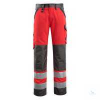 Arbeits-Hose Maitland 15979-948-22218 hi-vis rot-dunkelanthrazit Größe 44