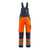 Latzhose Newcastle 15569-860-14010 hi-vis orange-schwarzblau Größe 44...