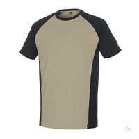 T-Shirt Potsdam 50567-959-5509 khaki-schwarz Größe XS Zweifarbig. Meterware...
