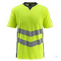 T-shirt Sandwell 50127-933-17010 hi-vis gelb-schwarzblau Größe S...