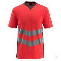 T-shirt Sandwell 50127-933-22218 hi-vis rot-dunkelanthrazit Größe S...