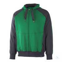 Kapuzensweatshirt Wiesbaden 50566-963-0309 grün-schwarz Größe XS...