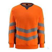 Sweatshirt Wigton 50126-932-14010 hi-vis orange-schwarzblau Größe S...